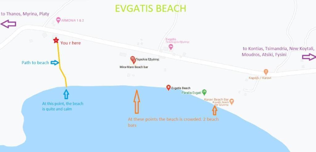 Evgatisbeach Loyskoy 2 Myrina Exterior photo